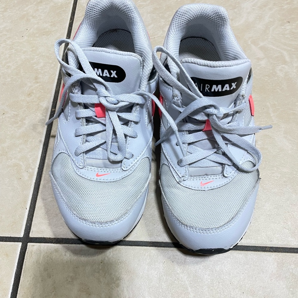 Nike Air Max Light Gray with Pink Accents